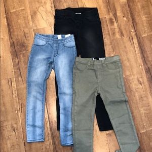 Lot of 3 jeggings size 7-8y